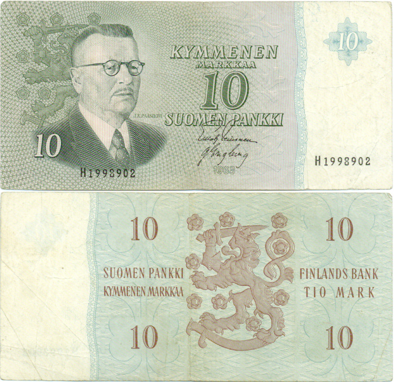 10 Markkaa 1963 H1998902